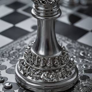 SilverChessPiece by Szapy