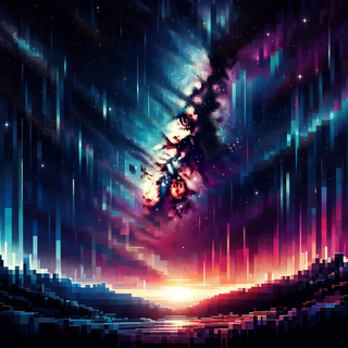 Enigmatic Digital Aurora by robokoboto