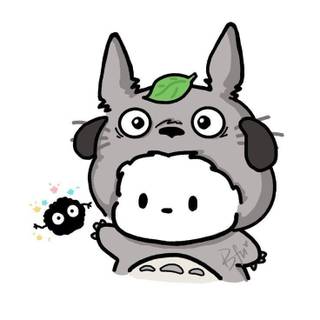 Pochacco as Totoro! <3 Movie: My neighbor Totoro! <3
