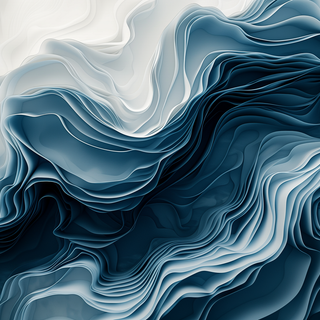 Abstract Wave Duotone by robokoboto