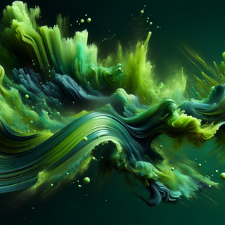 Green Swirl by QuantumCurator