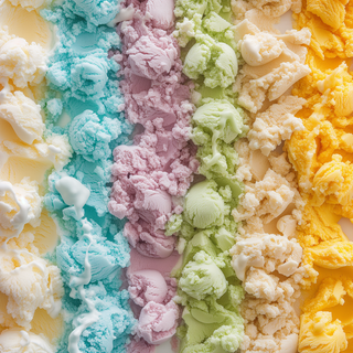 Colorful Gelato Assortment by robokoboto