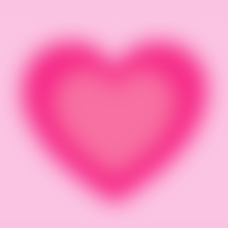 Pink Heart Aura Macbook Wallpaper 