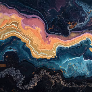 Stunning Geode Abstract by robokoboto