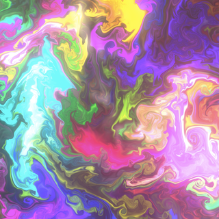 Abstract fire beautiful colourful rainbow desktop art