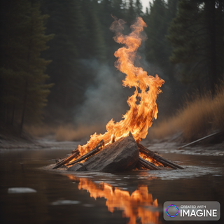 fire on water