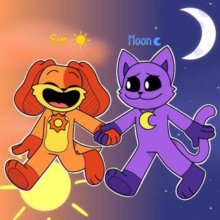 catnap x dogday wallpaper