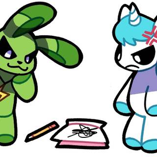 hoppy x crafty meme wallpaper