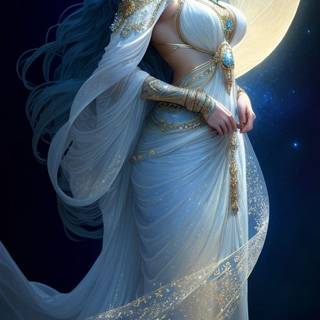 Selene goddess of The Moon