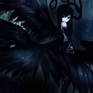 Dark Anime Girl Phone
