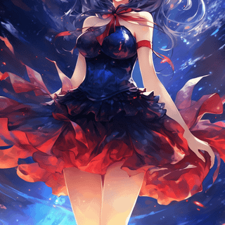 Dark Anime Girl Phone