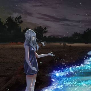 Dark Anime Girl Phone