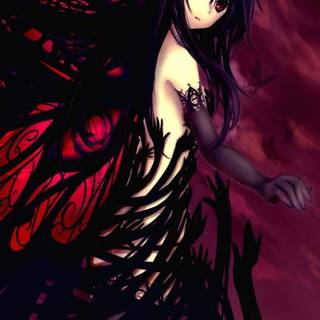 Dark Anime Girl Phone