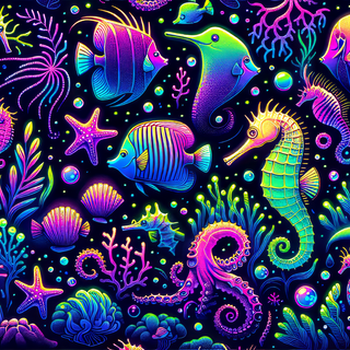 Marine Life Pattern by QuantumCurator