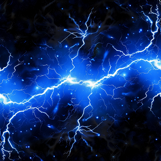 Electrifying Blue Lightning by robokoboto