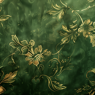 Green Floral Elegance by patrika