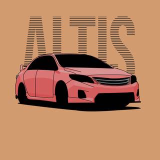 Corolla altis freestyle art