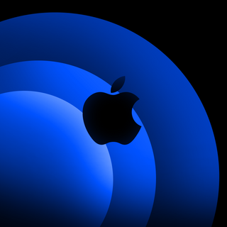 Mac Rounded Gradient Wallpaper Blue