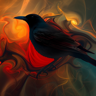 Stunning Black Bird by RyMishRy