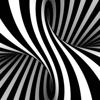 Black and White Optical Illusion