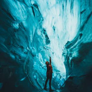 Pretty, Blue Underground Caves