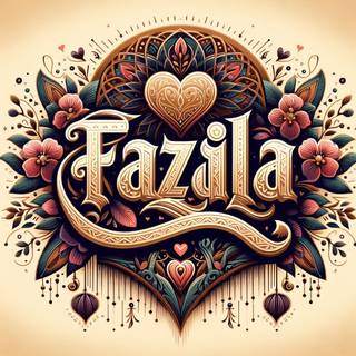 Fazila Name Wallpaper And DP 
