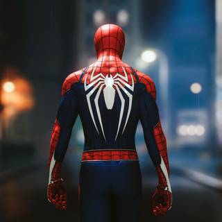Spider-Man, video games, superhero, Marvel Comics, rear view