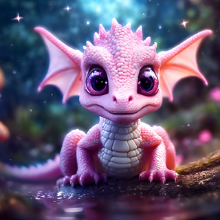 little cute dragon