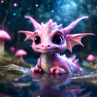 little cute dragon 