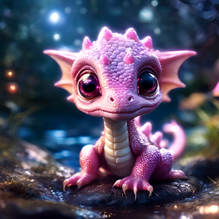 little cute dragon