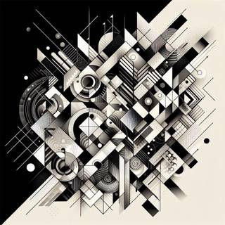 Abstract geometry wallpaper