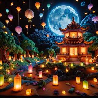 Lantern Sky 2 temple