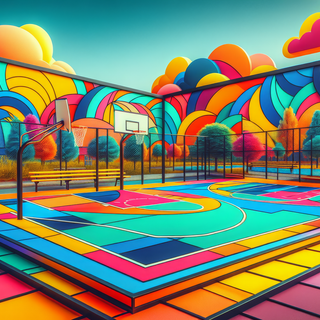Basketball Court by QuantumCurator