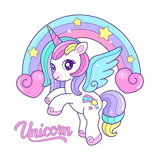Aesthetic Rainbow Unicorn