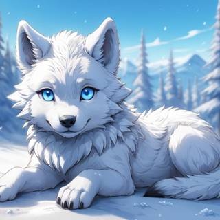 White fox 