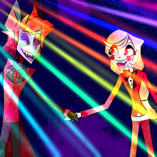 Alastor and Charlie night bg
