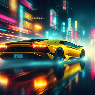 yellow lamborghini car 4k !!