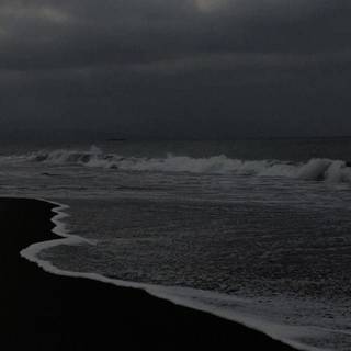 dark beach