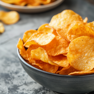 Crispy Potato Chips by robokoboto