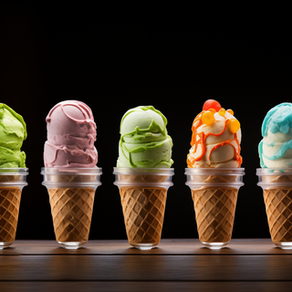 Ice Cream Cones by robokoboto