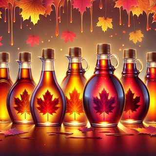 Maple Syrup Bottles by QuantumCurator