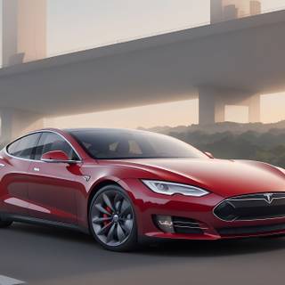 tesla car wallpaper UHD