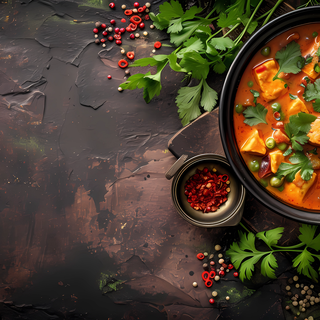 Curry on the table by BlueTechWizard