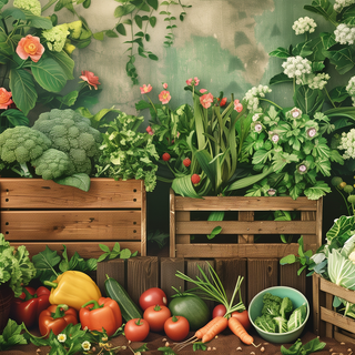 Vegetable Garden by patrika