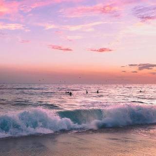 Amazing ocean sunset