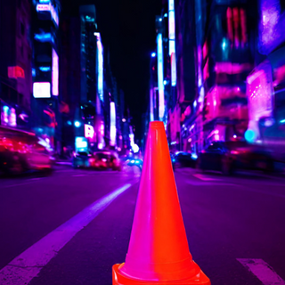 neon city cone