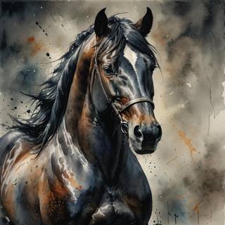 Black stallion wallpaper 