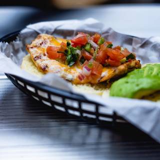 Grilled meat and avocado toast