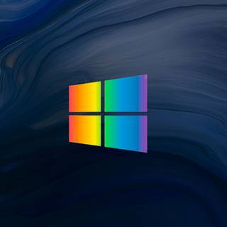 Rainbow windows 10 logo