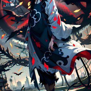 Wallpaper: Anime Boy and Moon 